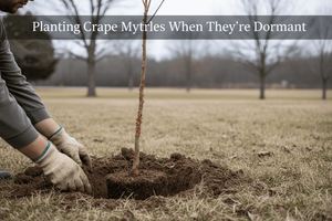 Dormant? More Like “Dreaming of Spring” – Why Planting Crape Myrtles in Winter or Early Spring Is Smarter Than You Think