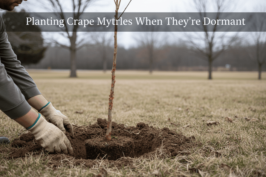 Dormant? More Like “Dreaming of Spring” – Why Planting Crape Myrtles in Winter or Early Spring Is Smarter Than You Think